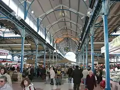 Les halles du marché de Dijon