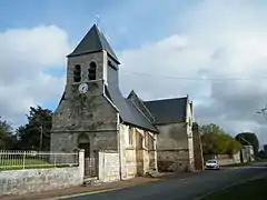 L'église Saint-Martin.