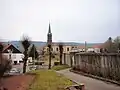 L'église depuis le cimetière