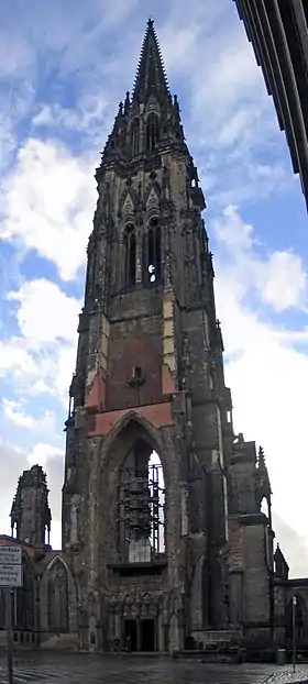 Les ruines de l'Église Saint-Nicolas