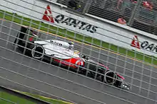 Photo de Lewis Hamilton sur McLaren à Melbourne