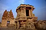 Chariot de pierre à Hampi,Karnataka