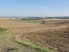 Paysage avec vue sur Han-devant-Pierrepont.