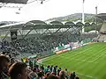 Le Virage Ouest du stade Hanappi