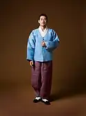 Hanbok (ensemble), magoja (veste) and baji (pantalon)
