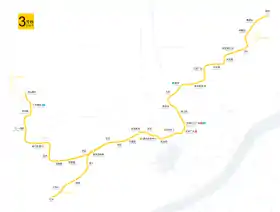 Voir la carte de la ligne.