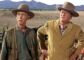 Hank Worden et John Wayne