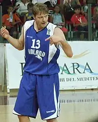 Hanno Möttölä sous le maillot national en 2008