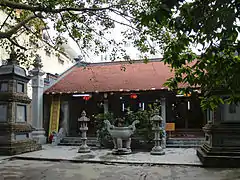 Hanoi (nord). Pagode de la Dame de pierre (Chùa Bà Đá), rue Nhà Thờ. Photo prise en novembre 2013.