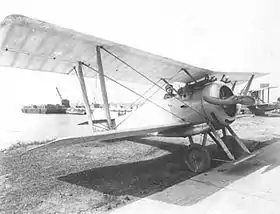 Le Hanriot HD 2, premier avion à décoller et se poser sur un navire de la Marine nationale, en 1918.