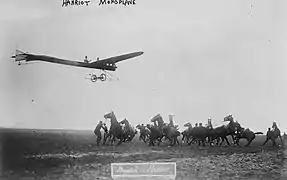 Un monoplane Hanriot en 1911,