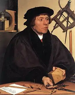 Portrait de Nicolas Kratzer,Hans Holbein