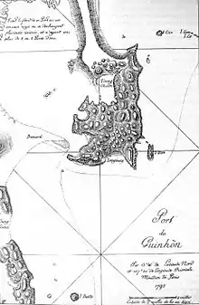 Le port de Quy Nhơn en 1795.