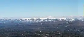 Vue du glacier depuis Hårteigen.