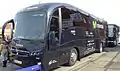 Le bus de l'équipe lors du Grand Prix E3 2015.