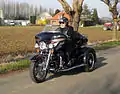 Trike EML sur une base Harley-Davidson Electra Glide CVO (2010).