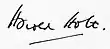 Signature de Harold Holt