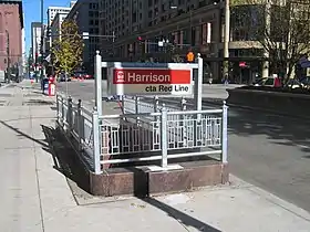 Entrée de la station Harrison