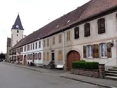 Rue de Fénétrange vers l'église St Nicolas