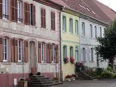 Maisons de la rue de Fénétrange.