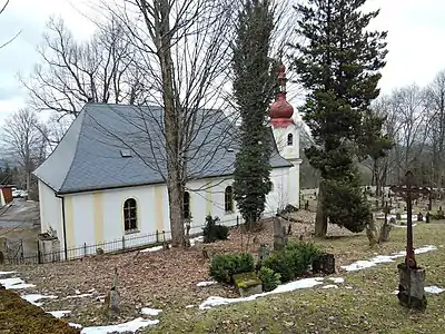 Dobrá Voda : église Saint-Gunther de Bohême.