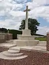 Haspres Coppice Cemetery, cimetière britannique de la Première Guerre mondiale.