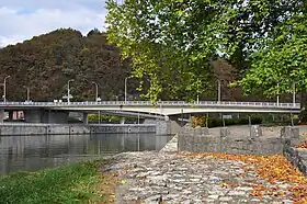Le pont sur la Meuse.