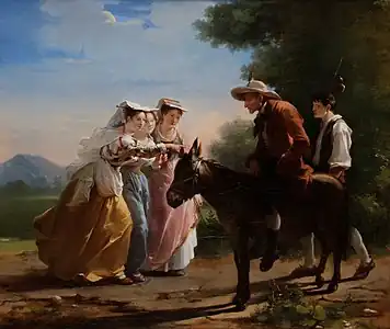 Le Meunier, son fils et l’âne (1819) musée Fabre.