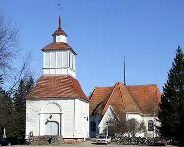 Clocher-tour de Finlande à Haukipudas.