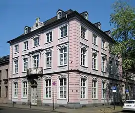 La maison de Johannes von der Leyen, à Krefeld (1766)