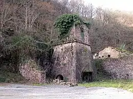 Mine de Bancahaut fourneau, site archéologique