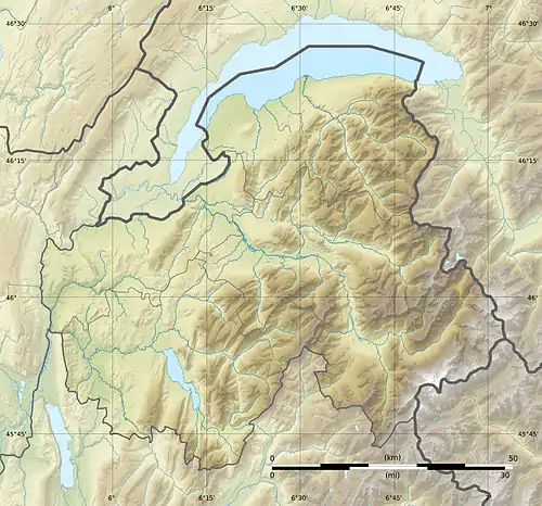 voir sur la carte de la Haute-Savoie