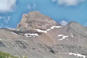 La Haute Cime depuis la cabane de Susanfe