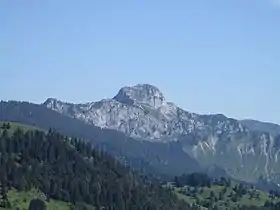 Vue de Haute-Pointe depuis Les Parchets, à Mégevette