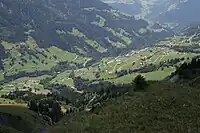 Hauteluce vue du mont Clocher (1 976 m).