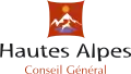 Ancien logo du conseil général des Hautes-Alpes jusqu'en 2014.