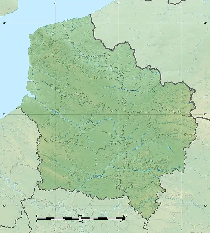 voir sur la carte des Hauts-de-France