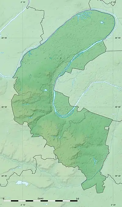 Voir sur la carte topographique des Hauts-de-Seine