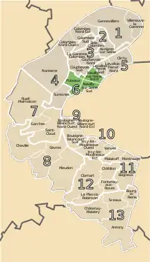 La troisième circonscription en 2012.