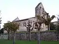 Côté nord de l'église Saint-Martin (octobre 2014).