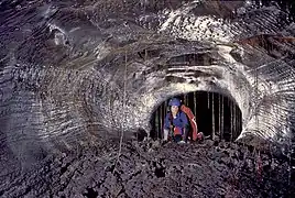Tunnel de lave, Hawaii, États-Unis.