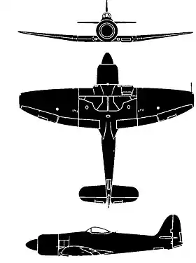 vue en plan de l’avion