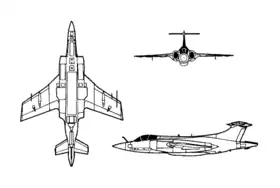 vue en plan de l’avion