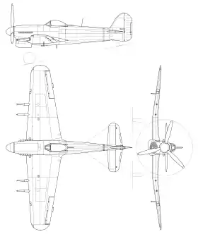 vue en plan de l’avion