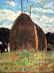 Meules de foin de Giovanni Fattori.