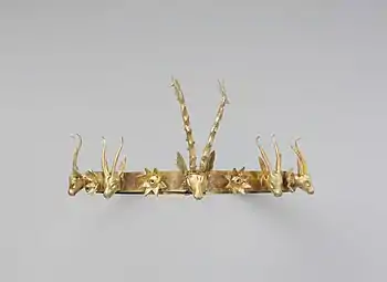 Couronne de princesse Hyksôs, XVe dyn.Metropolitan Museum of Art.