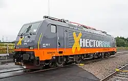 Une des deux locomotives utilisées par Hector Rail.