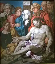 Maerten van Heemskerck, 1538–1542La Lamentation Musée des Beaux-Arts de Budapest