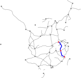 Voir la carte de la ligne.