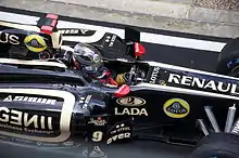 Photo de Nick Heidfeld à Silverstone.